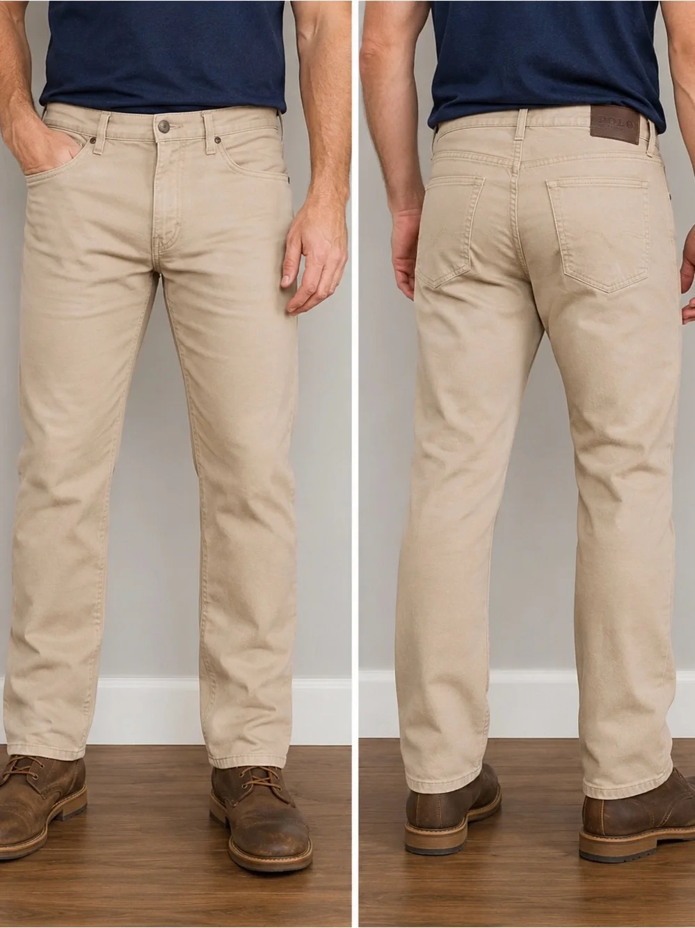 Polo Ralph Lauren Straight 650 Dry Goods Khaki 5-Pocket Pants Men’s 35/32